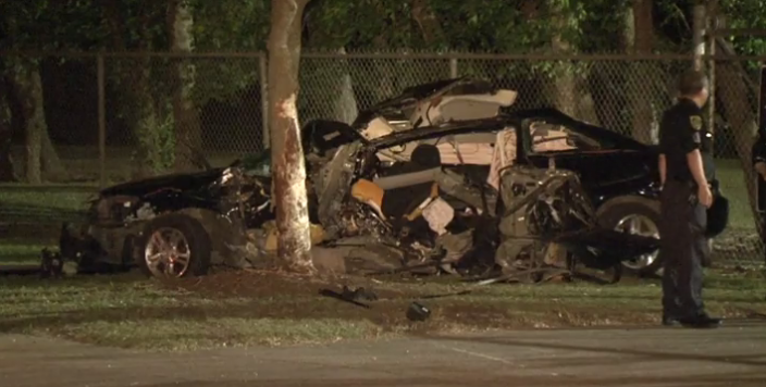 One dead, one injured after car crashes into tree