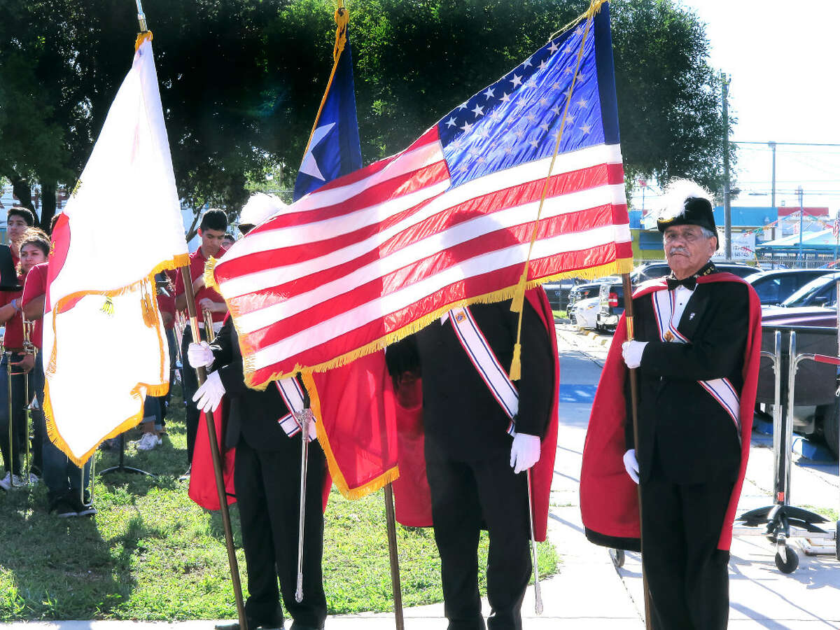 Members of the Knights of Columbus participated in the Martin High School Memorial Day ceremony, Thursday, May 25, 2017.