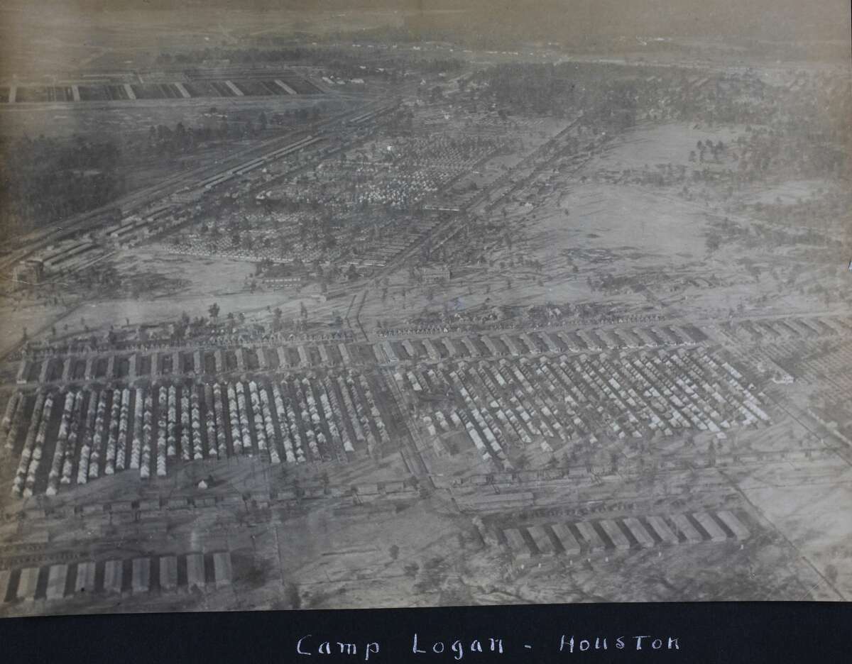 Aerial view of Camp Logan.