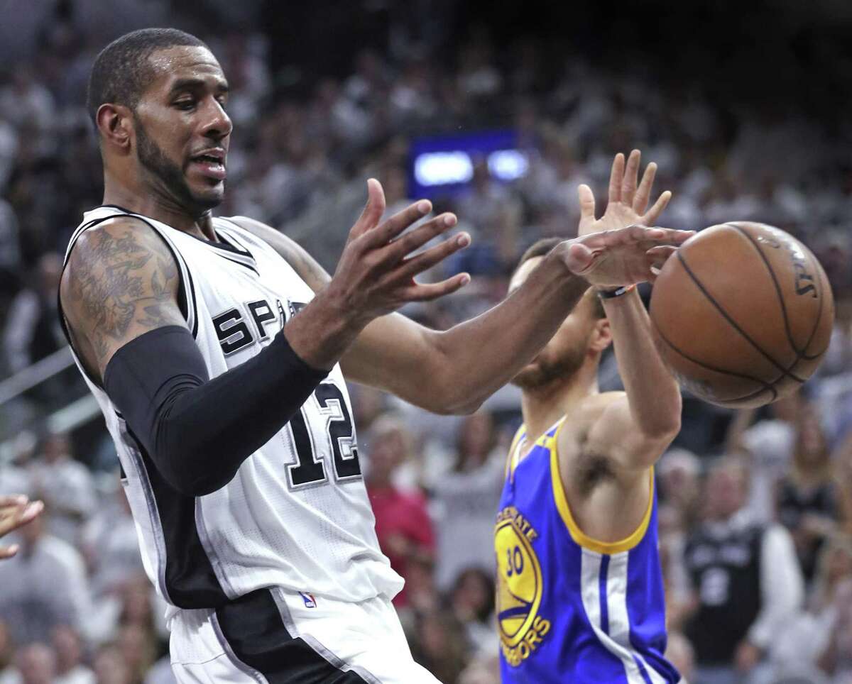 LaMarcus Aldridge struggled in the 2017 playoff series loss to Golden State.