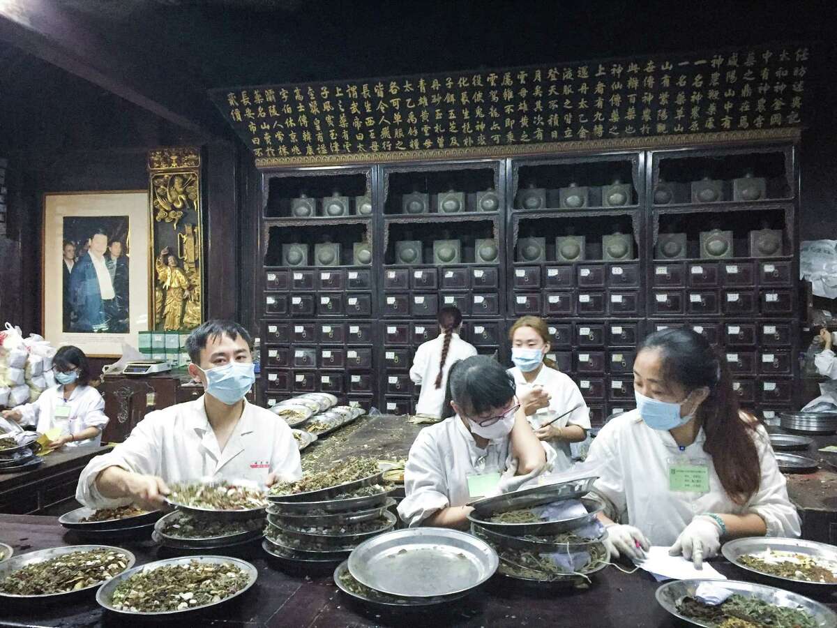 The Hu Qing Yu Tang Chinese Medicine Museum houses exhibits of medicine making, as well as a working dispensary used by patients today.