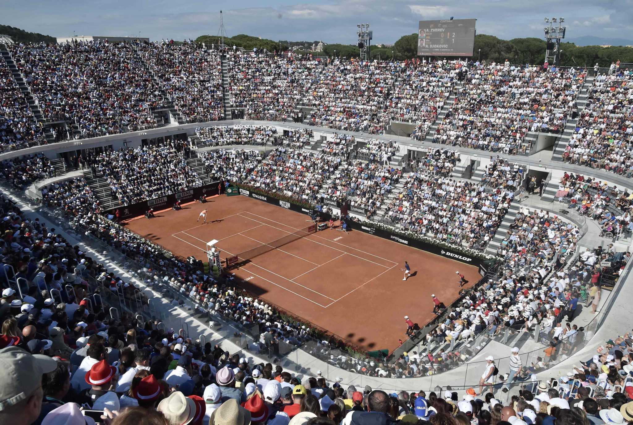 Open rom. Теннис стадион. Теннисный стадион в Риме. Rome ATP Masters. Мадрид Мастерс.