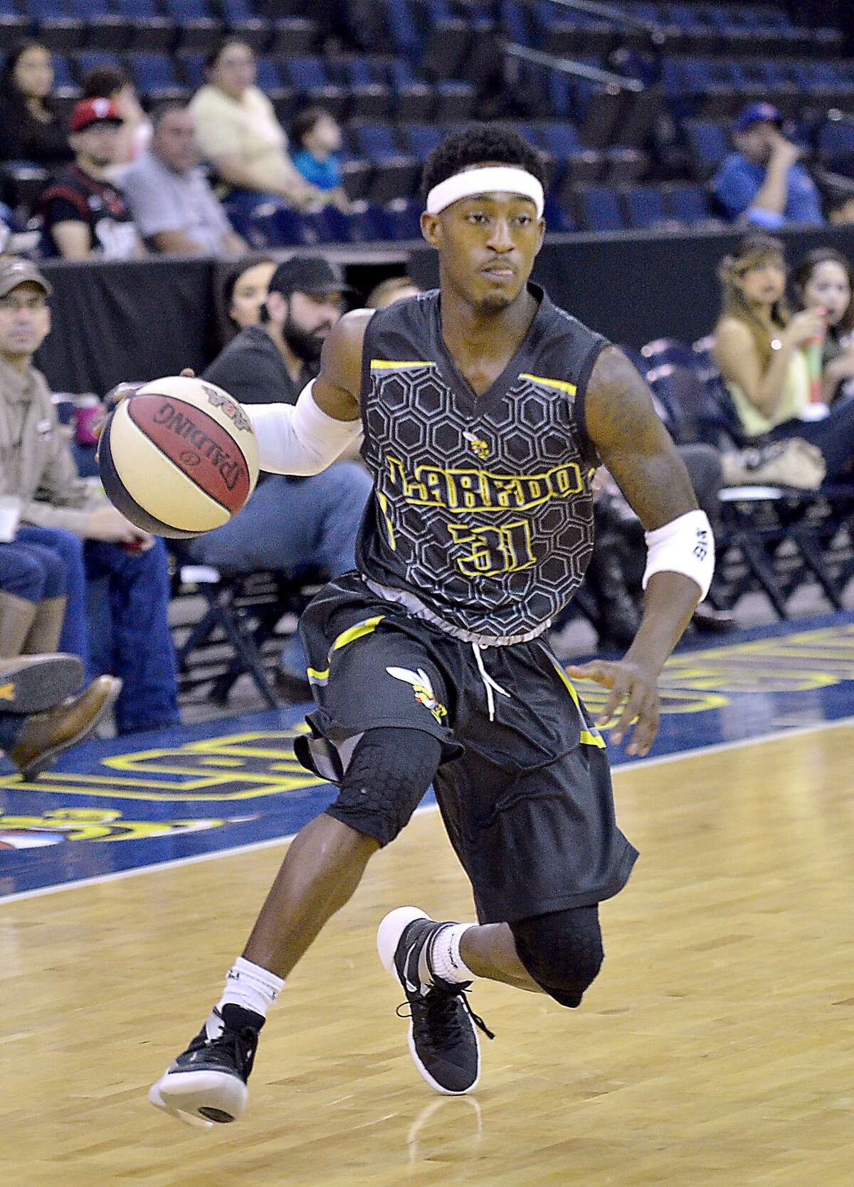 The Swarm have until the end of June to find a new owner or investor to run the team’s day-to-day operations after Laredo co-owner Marlon Minifee took a position with the American Basketball Association. Anthony Alston, pictured, and the Swarm finished as the No. 22-ranked team in the country last year.