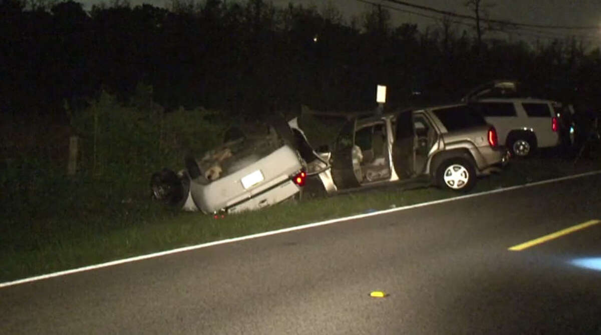 1 dead, 4 hospitalized after northeast Harris County crash
