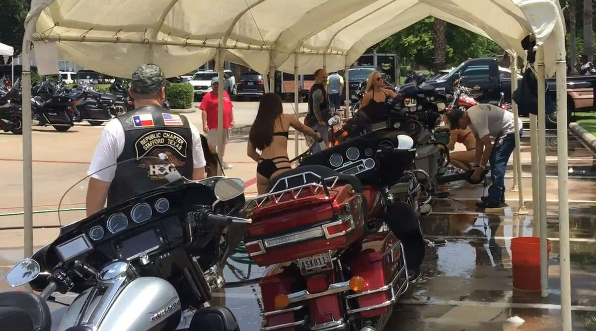 Bikini Bike Wash at Republic Harley-Davidson heats up Houston's ...