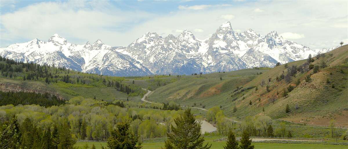 The Gros Ventre Valley leads to Jackson Hole and the Grand Tetons