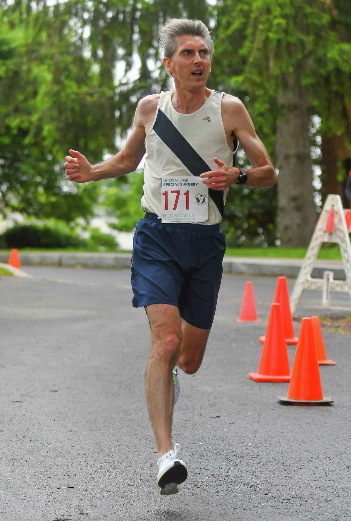 David Ott of Darien was the overall 2nd place finisher of the 53rd Annual Jim Fixx Memorial Day Race on May 29, 2017 in Greenwich, Connecticut.