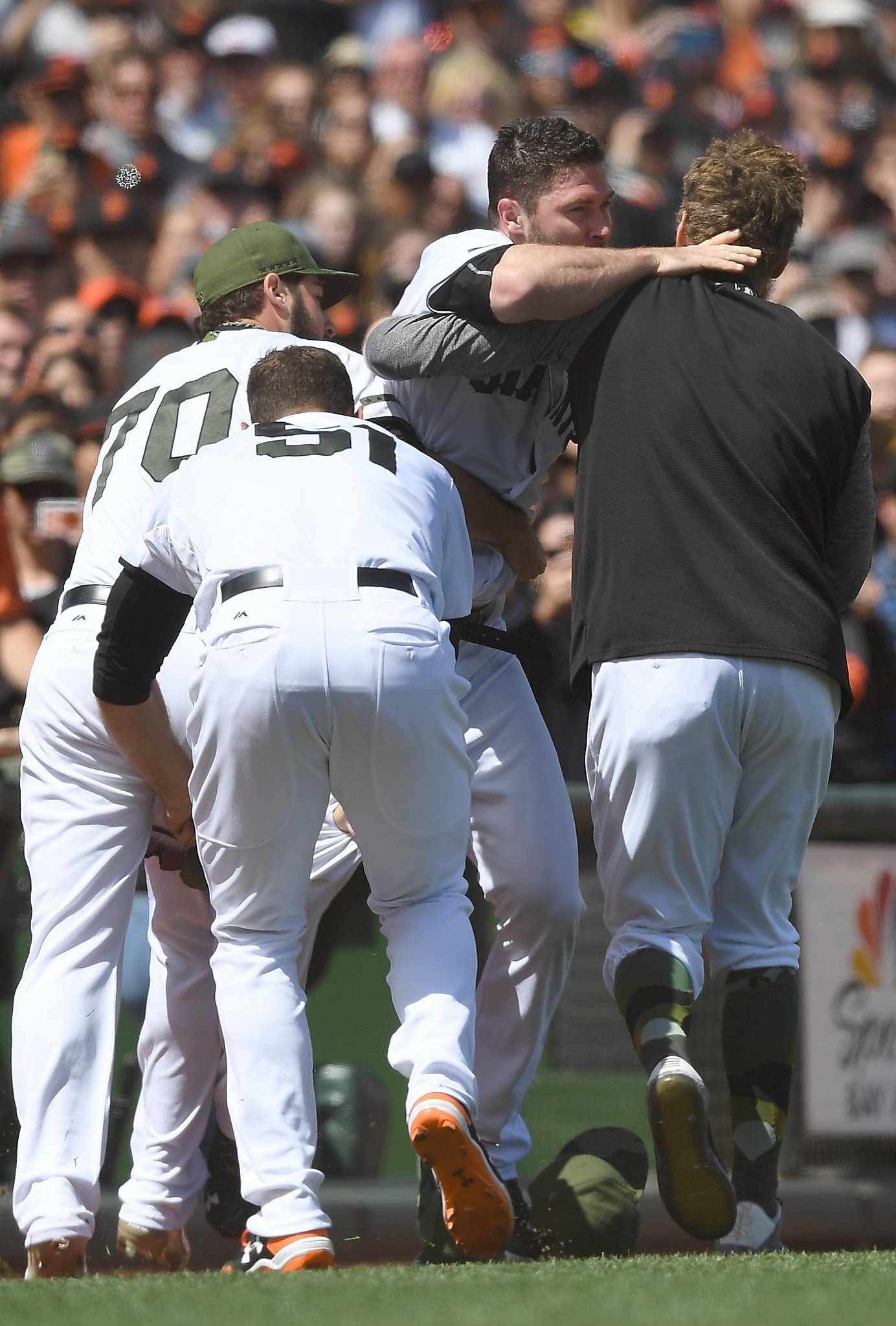 VIDEO: Hunter Strickland suspended 6 games, Bryce Harper 4, after  Nationals, Giants brawl