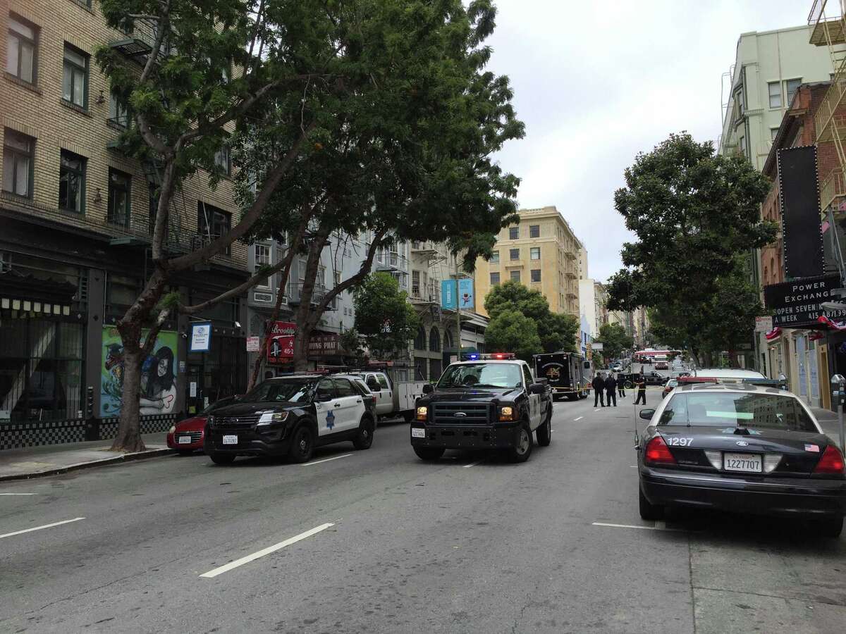 SF police station evacuated when possible explosives turned in