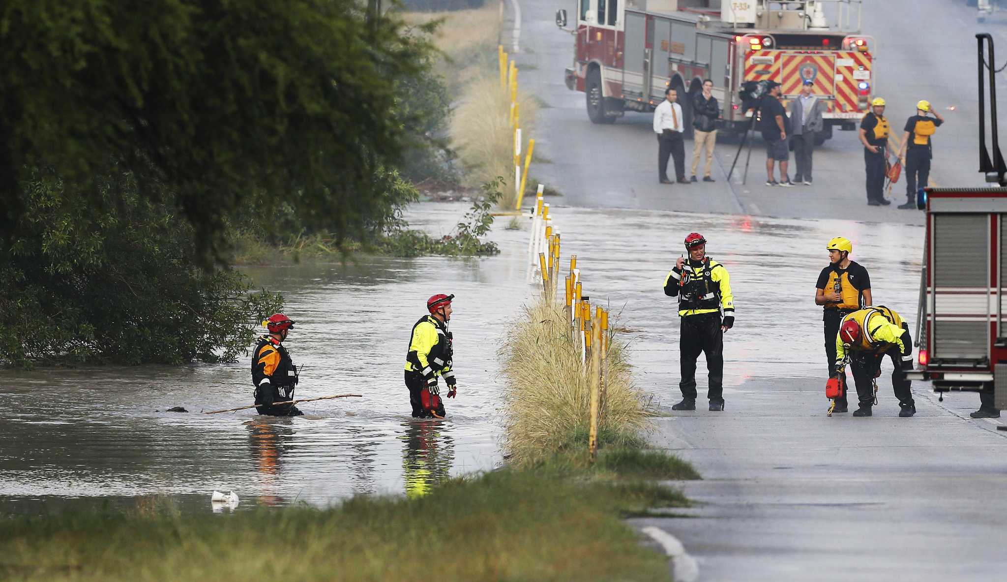 Flooding, hail hits San Antonio, leading to rescues, search