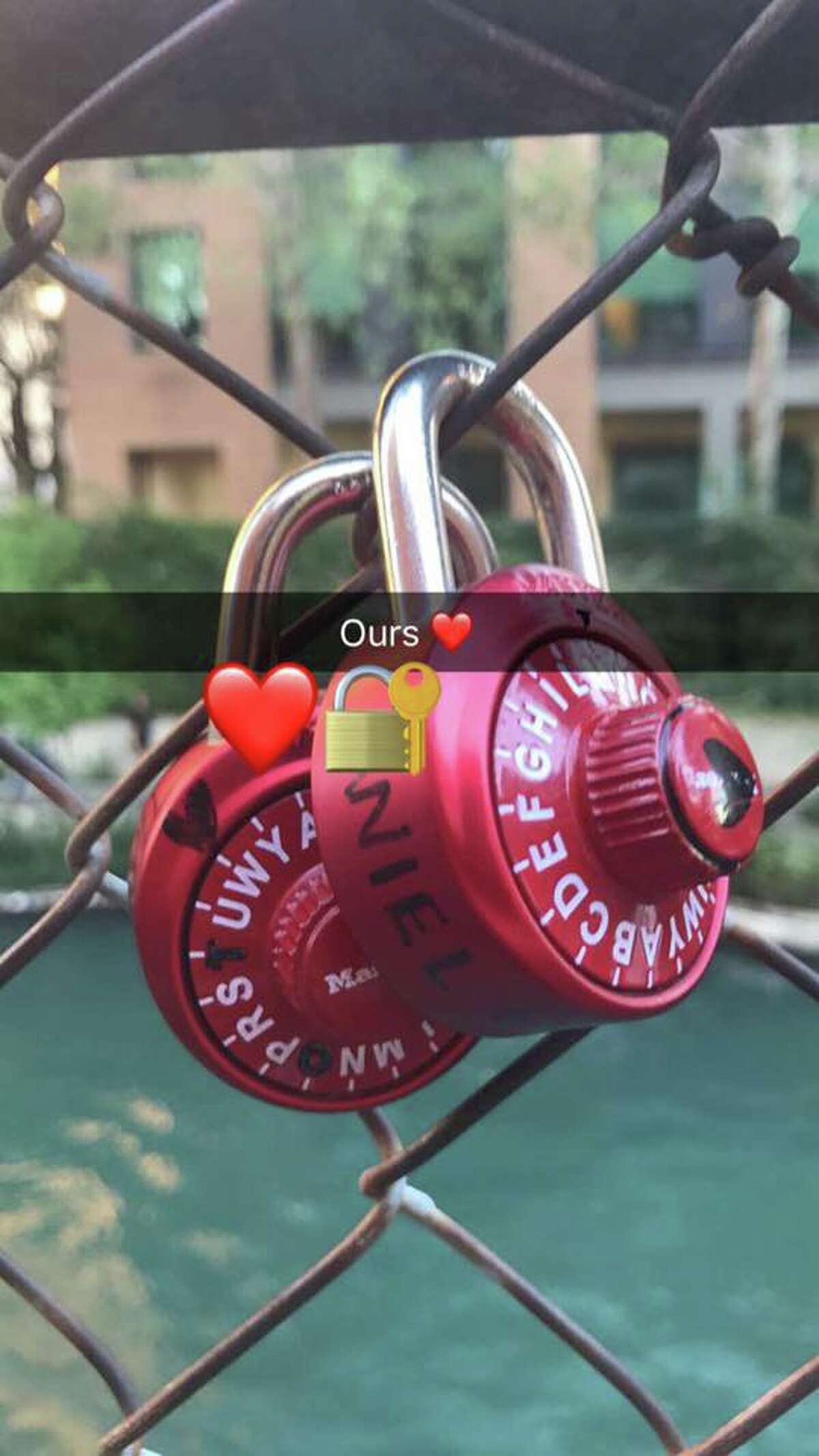 Secret River Walk 'lock bridge' international symbol of love