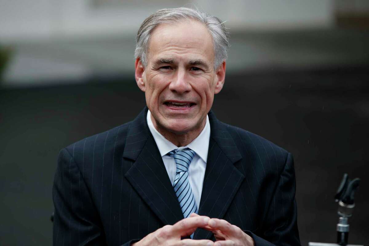 FILE - In this March 24, 2017, file photo, Texas Gov. Greg Abbott talks to reporters outside the White House in Washington. A transgender "bathroom bill" reminiscent of one in North Carolina that caused a national uproar now appears to be on a fast-track to becoming law in Texas - though it may only apply to public schools. Abbott has said he wants to sign a bathroom bill into law. (AP Photo/Evan Vucci, File)