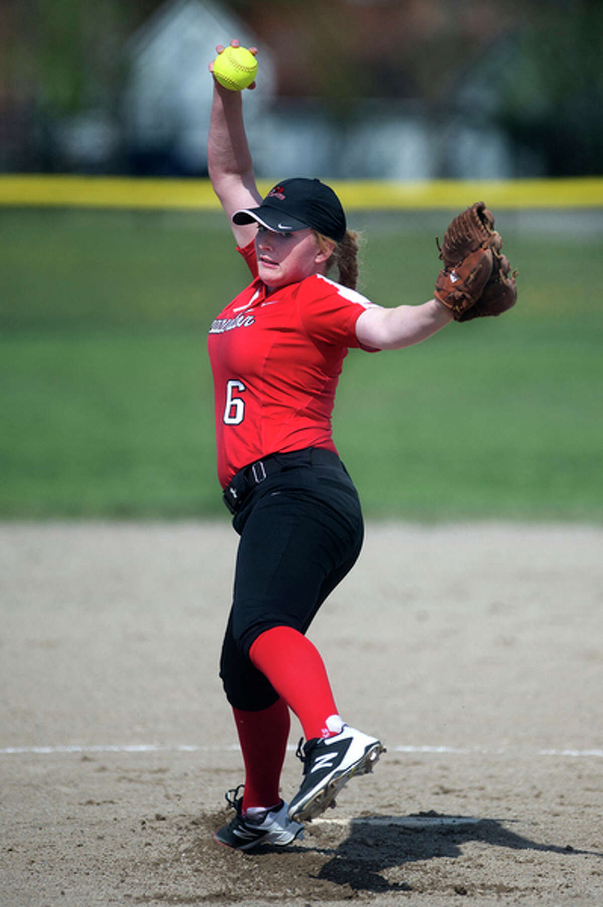 BRITTNEY LOHMILLER | blohmiller@mdn.net Beaverton's Faith Howe is 31-3 and has struck out 357 batters.