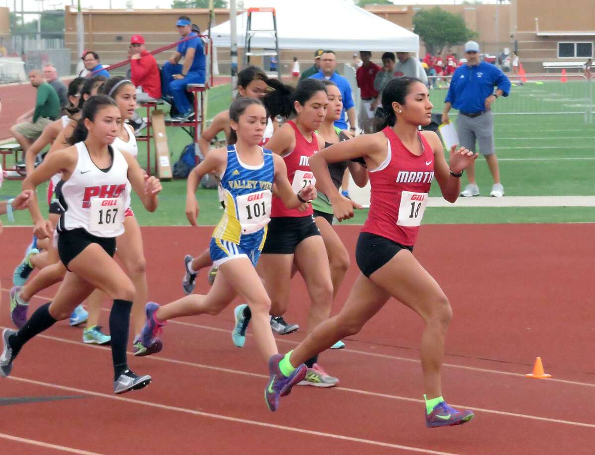 Martin's Abril Escamilla finished with the city’s best time this year in both the 1,600- and 3,200-meter runs on her way to a state berth.