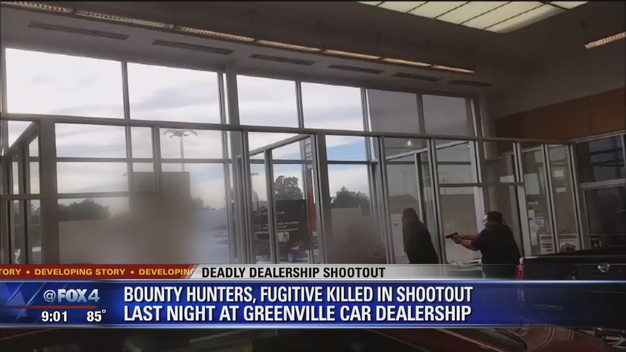 Video captures deadly shooting between bounty hunters, fugitive at