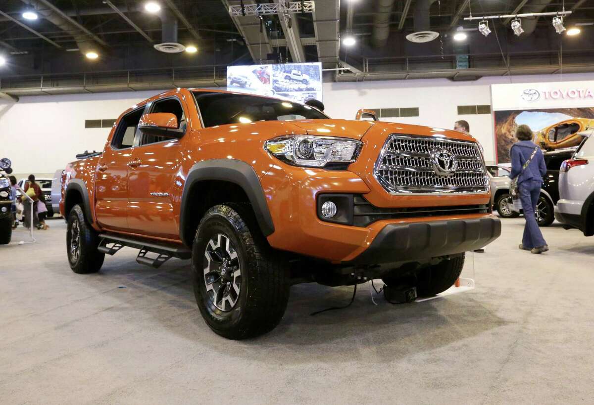 File photo of a 2016 Toyota Tacoma. Toyota saw year-over-year sales of its Tundra and Tacoma pickup trucks rise by at least 4 percent in June as Americans still love their trucks.