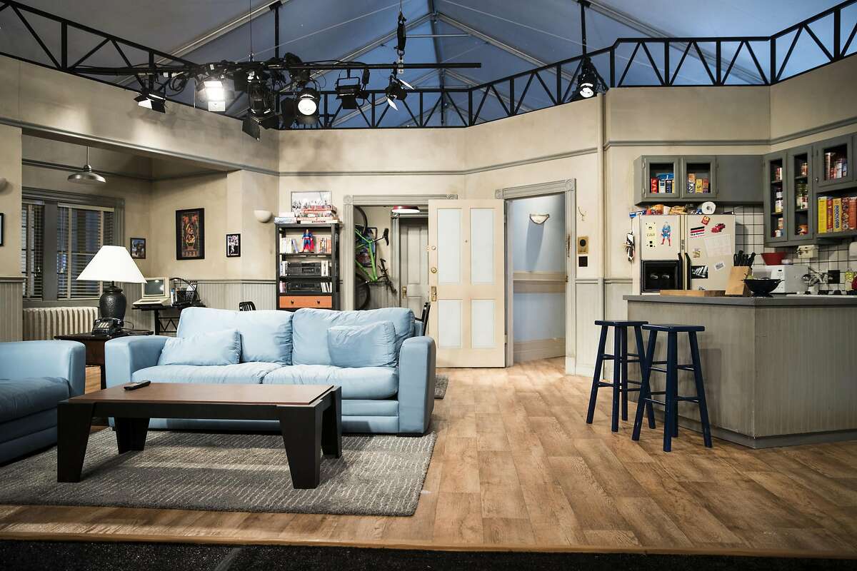 A full-scale apartment replica from comedy show Seinfeld is seen during a preview for the Colossal Clusterfest comedy festival in San Francisco, Calif. on Thursday, June 1, 2017.