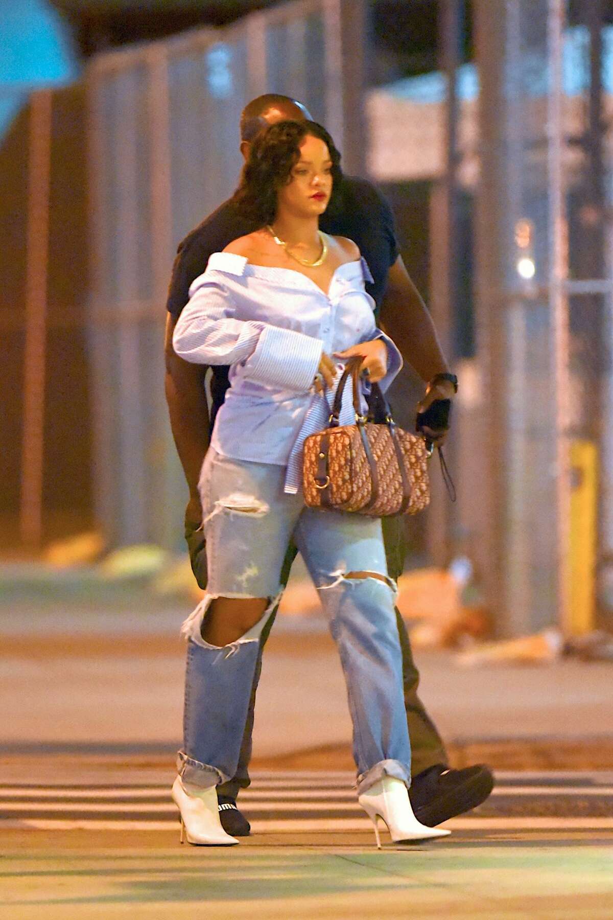 Rihanna gained a little weight and the is freaking out