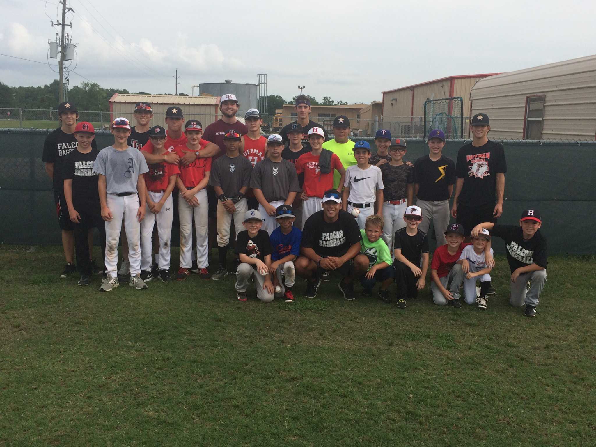 Children enjoy Hargrave Baseball Camp