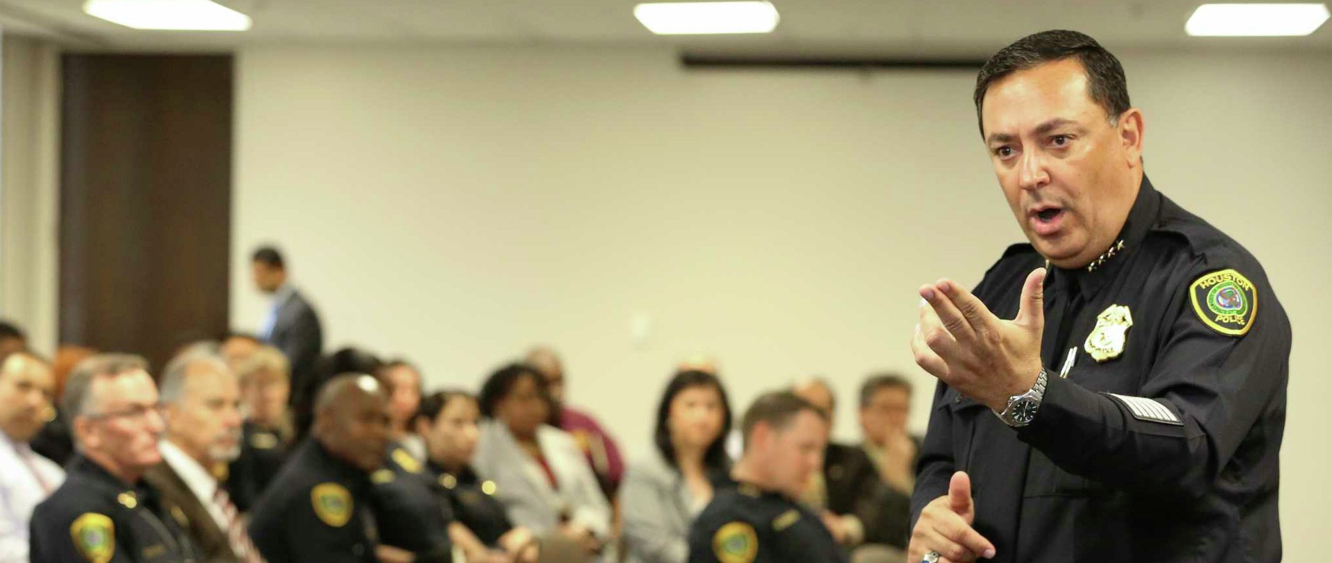 Houston's top cop sets whirlwind pace during first six months