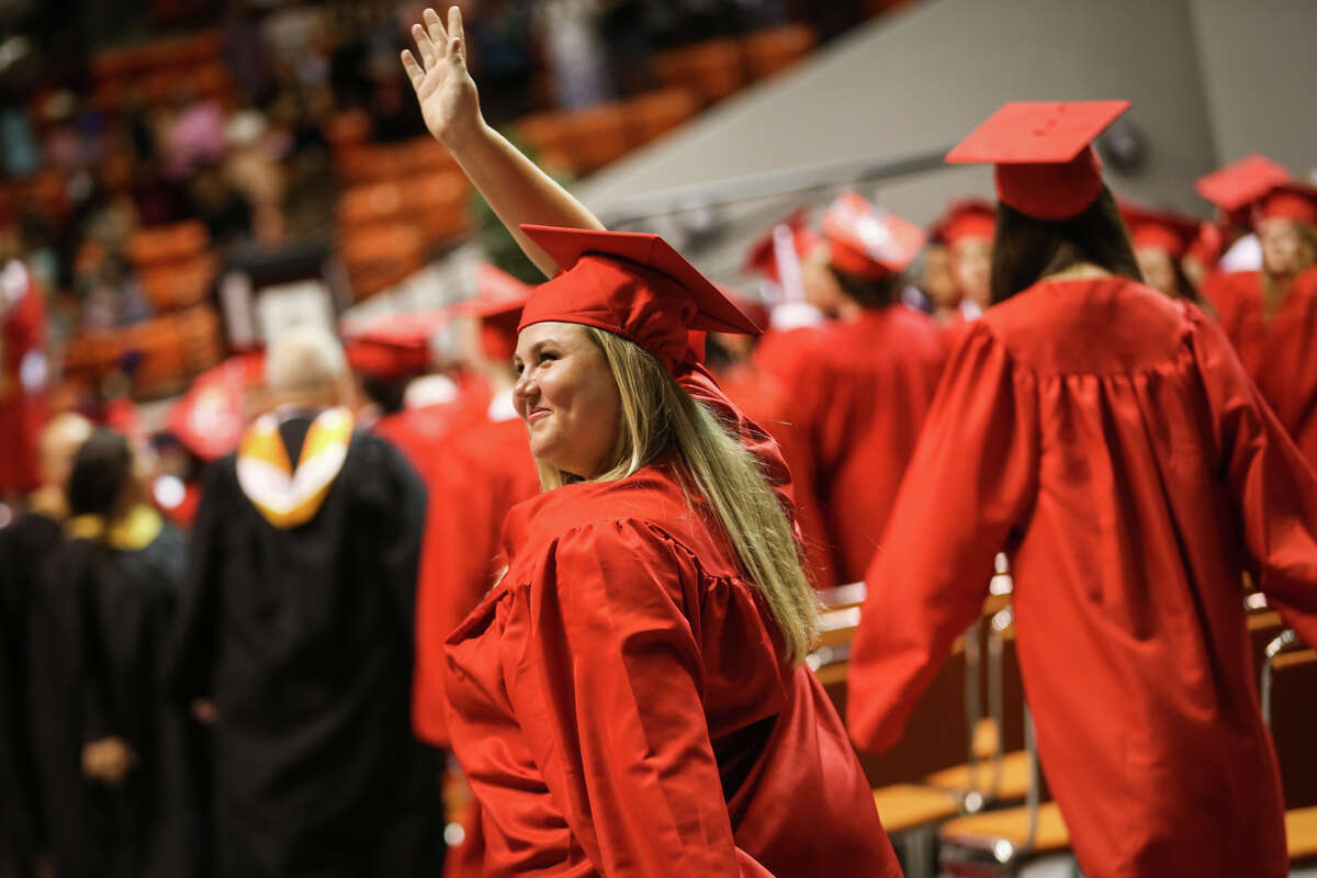Splendora High School graduation pays respect to Memorial Day