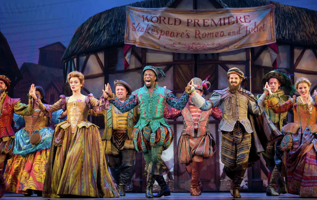 Cast of the national tour for "Something Rotten!"