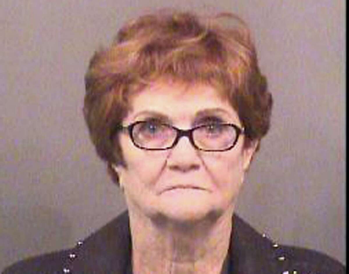 This booking photo released by Sedgwick County Sheriff's Office shows Lila Mae Bryan of Mesquite, Texas. The 82-year-old Texas woman was arrested and jailed for about two hours after she scuffled with a Kansas airport security officer who confiscated an oversized liquid from her carry-on bag, early Wednesday, May 31, 2017, authorities said. (Sedgwick County Sheriff's Office via AP)