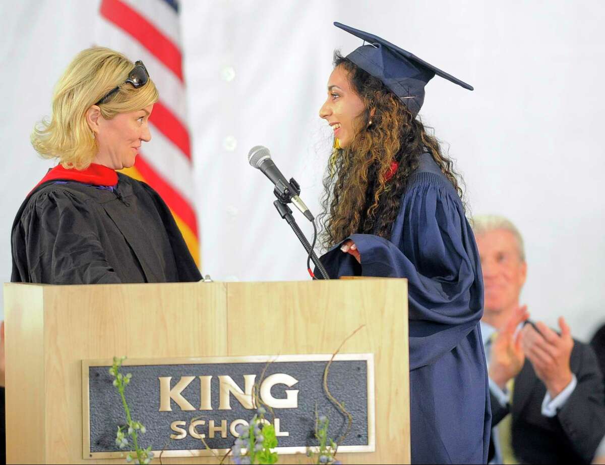 King School's Class of 2017 Commencement Exercises at the school in Stamford, Conn., on Friday June 2, 2017.