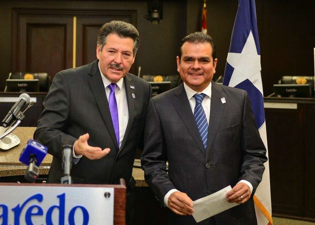 En la reunión participaron Enrique Rivas, Presidente Municipal de Nuevo Laredo y Pete Sáenz, Alcalde de Laredo.