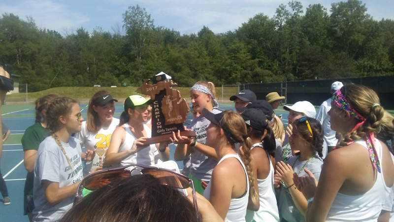 Dow tennis wins second straight state title by tying Northville