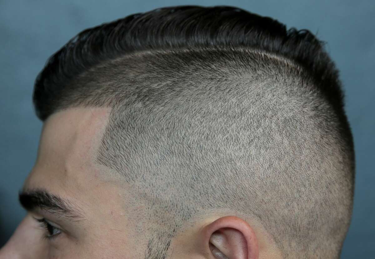 GUESS THE ASTROS PLAYER BY THEIR HAIRCUT Houston Astros starting pitcher Lance McCullers Jr. (43) and his hair style. ( Elizabeth Conley / Houston Chronicle )