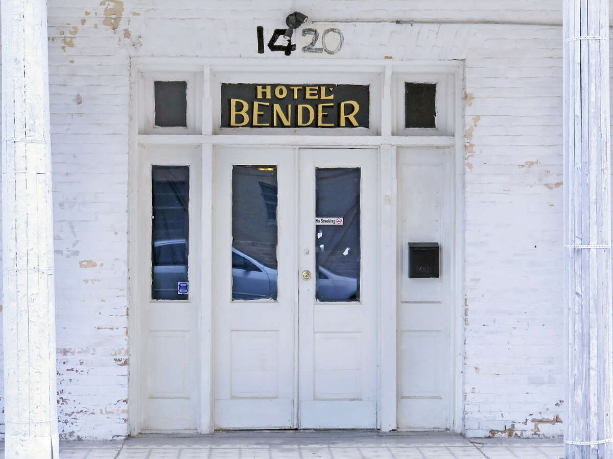The Bender Hotel, located at the 1400 block of Matamoros Street.