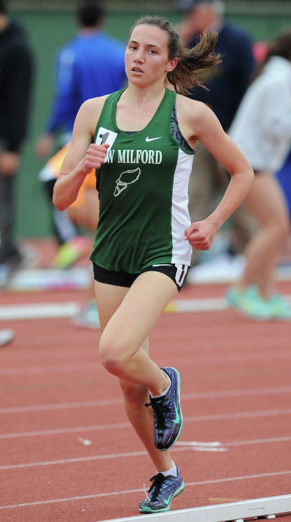 Girls State Open track Danbury 2nd, Ridgefield 3rd