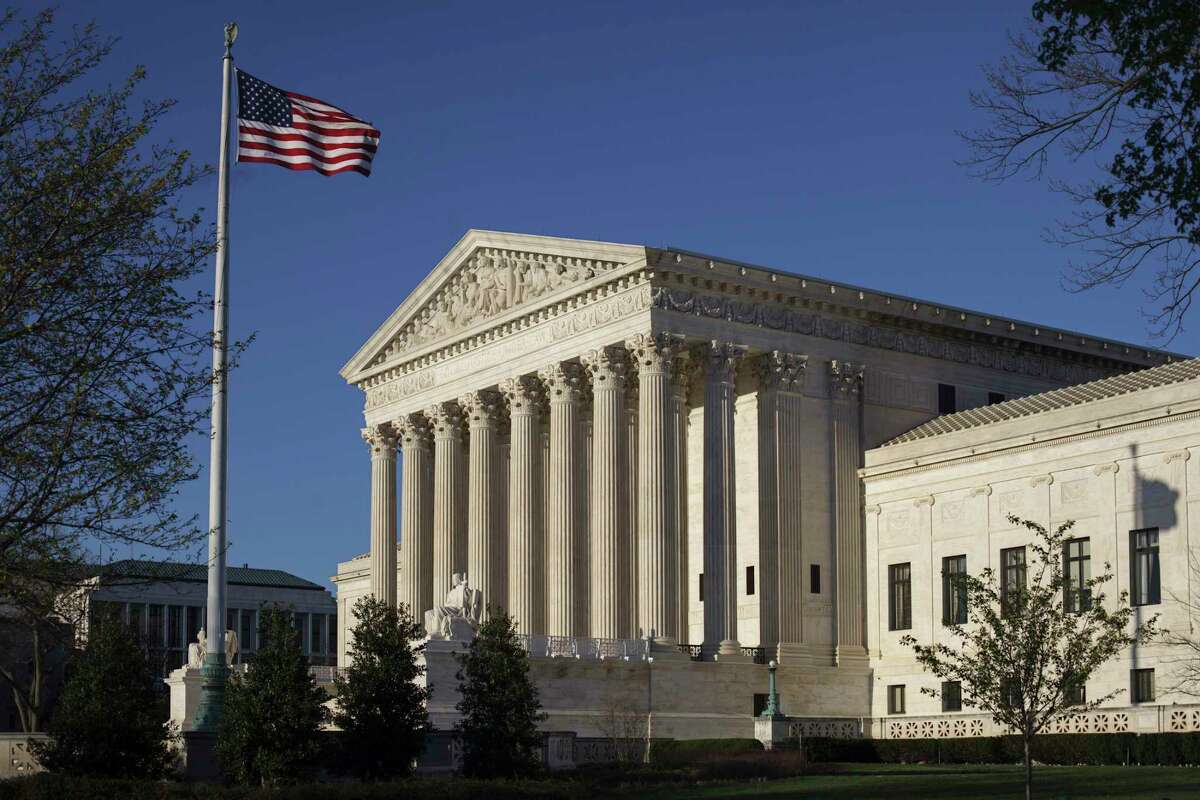 In this photo taken on Tuesday, April 4, 2017, the Supreme Court Building is seen in Washington. A unanimous Supreme Court says religious hospitals donÂ?’t have to comply with federal laws protecting pension benefits for workers. The justices on Monday ruled in favor of three church-affiliated nonprofit hospital systems being sued for underfunding pension plans covering about 100,000 employees. (AP Photo/J. Scott Applewhite)