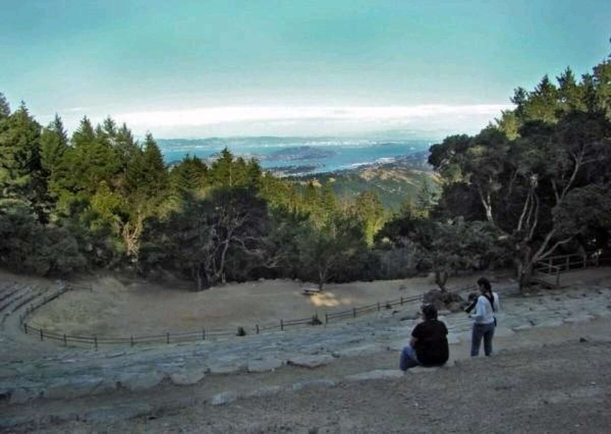 View from Mountain Theater overlooking San Francisco Bay