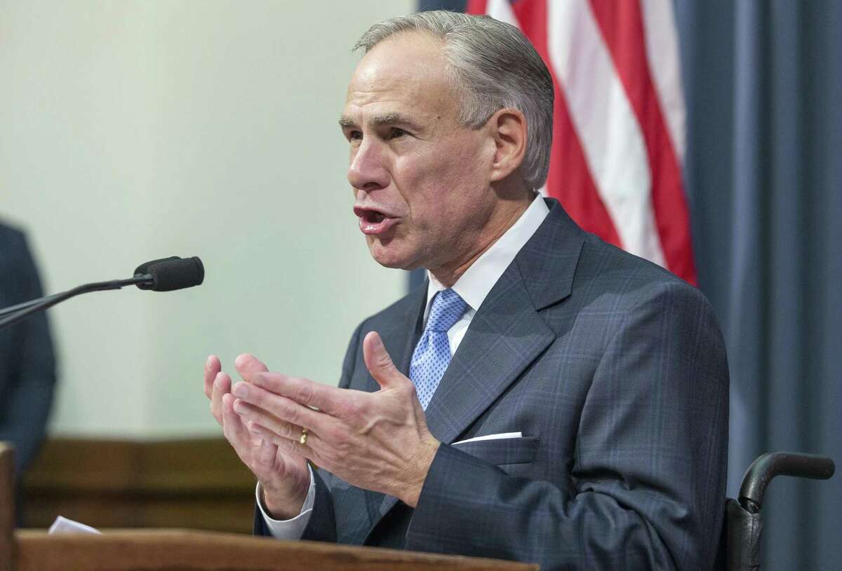 Governor Greg Abbott announces a special session will occur on July 18 during a press conference at the Texas Capitol in Austin, Tuesday, June 6, 2017. (Stephen Spillman for Express-News)