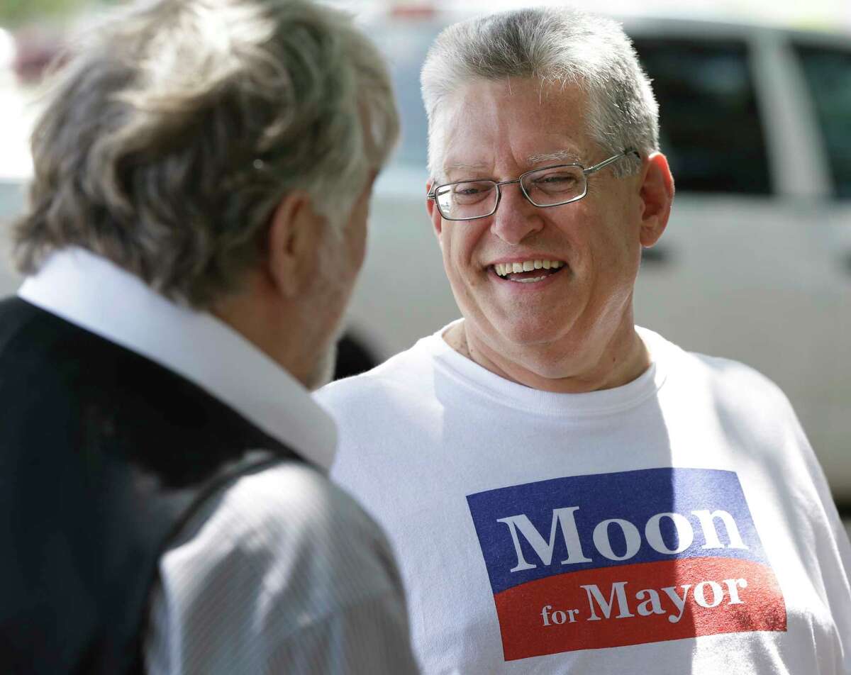 Pasadena mayoral candidates Jeff Wagner, at left, and John Moon Jr., at right, will face off Saturday in a runoff election. Wagner, widely seen as aligned with current Mayor Johnny Isbell, earned 38 percent of the vote in May; Moon received 18 percent.