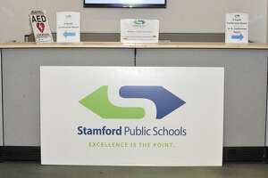 Stamford Public Schools sign