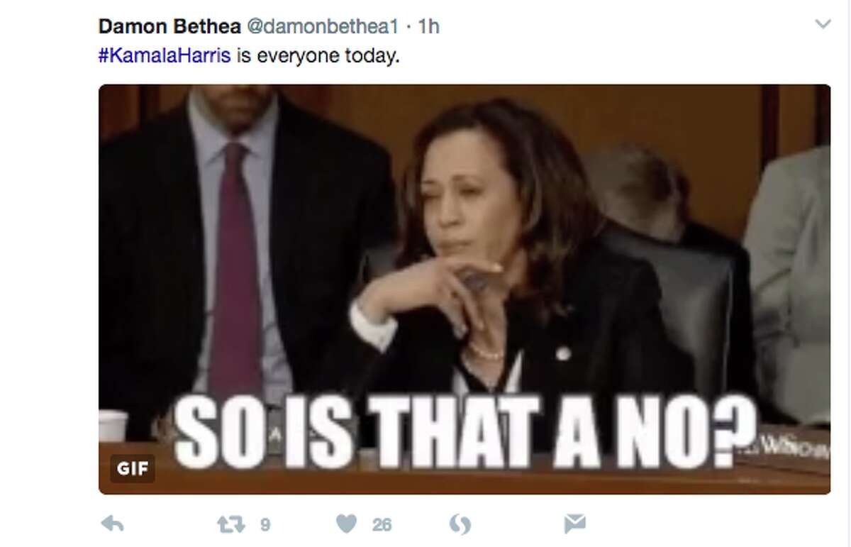 Twitter reacts to Sen. Kamala Harris (D-CA) during the Senate Intelligence Committee questioning, where she was interrupted by Sen. John McCain (R-AZ) and Richard Burr (R-NC).