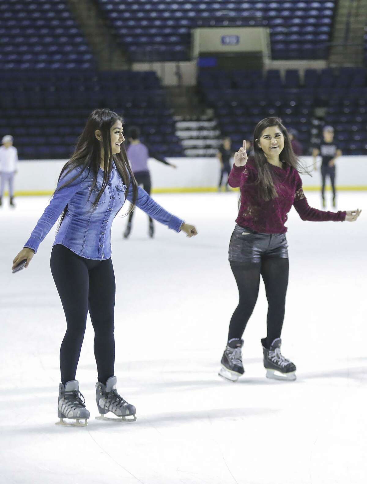 In this file photo, skaters take to the ice at the Laredo Energy Arena's Holiday Skate Days kick-off.