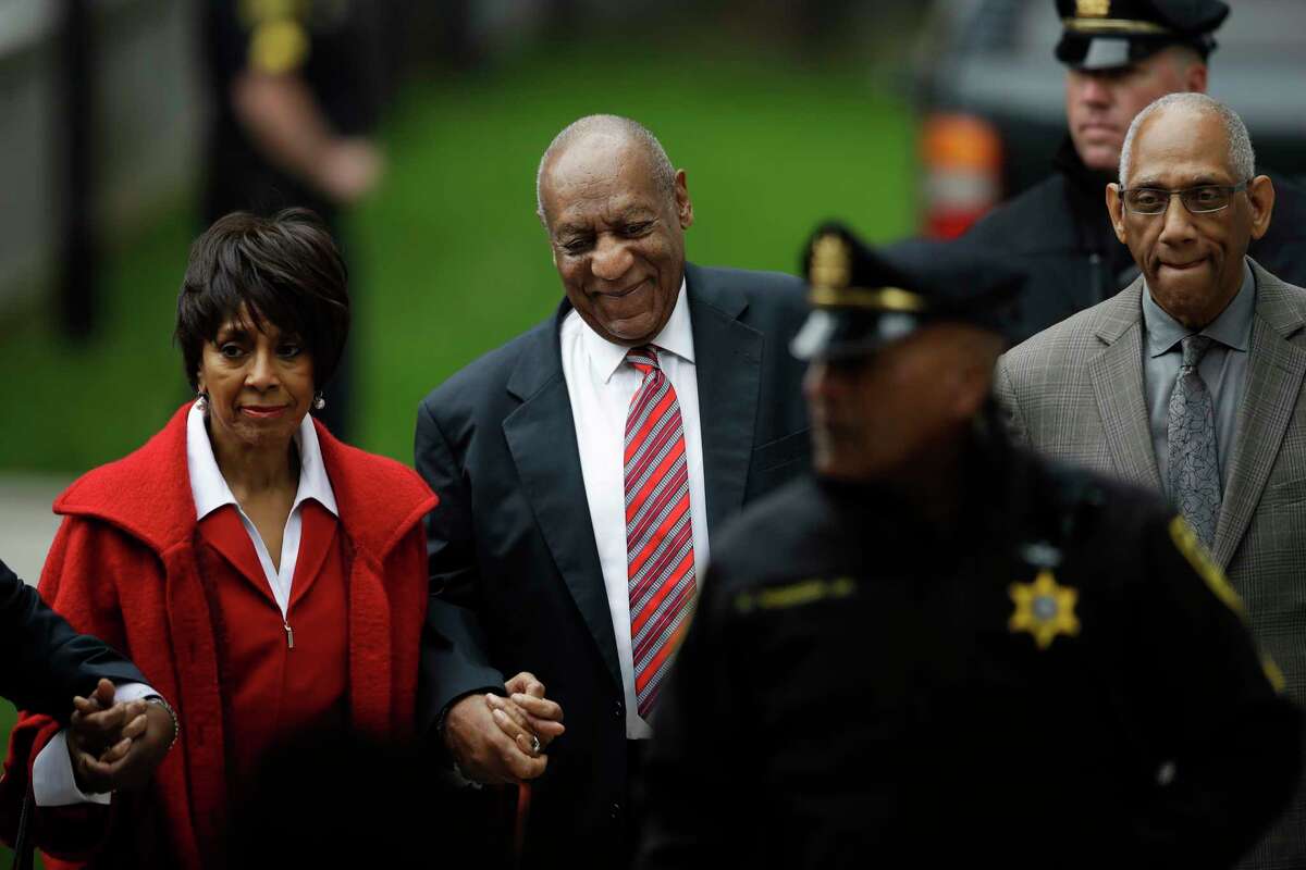 Bill Cosby arrives for his sexual assault trial at the Montgomery County Courthouse in Norristown, Pa., Wednesday, June 7, 2017. (AP Photo/Matt Rourke)
