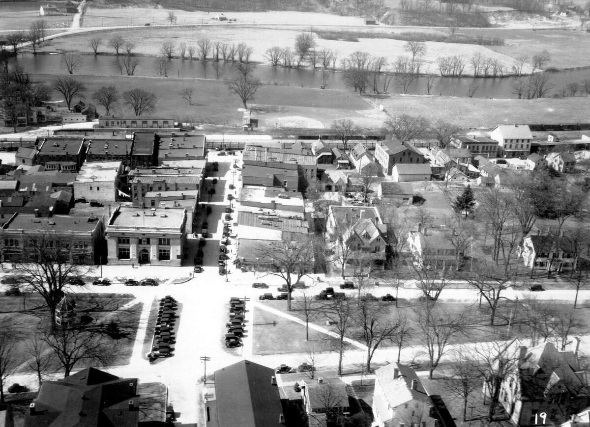The historic village center in New Milford is shown above, with Young's Field, the Housatonic River and Route 7 toward the top, circa 1930s. If you have a “Way Back When” photo to share, contact Deborah Rose at drose@newstimes.com or call 860-355-7324.