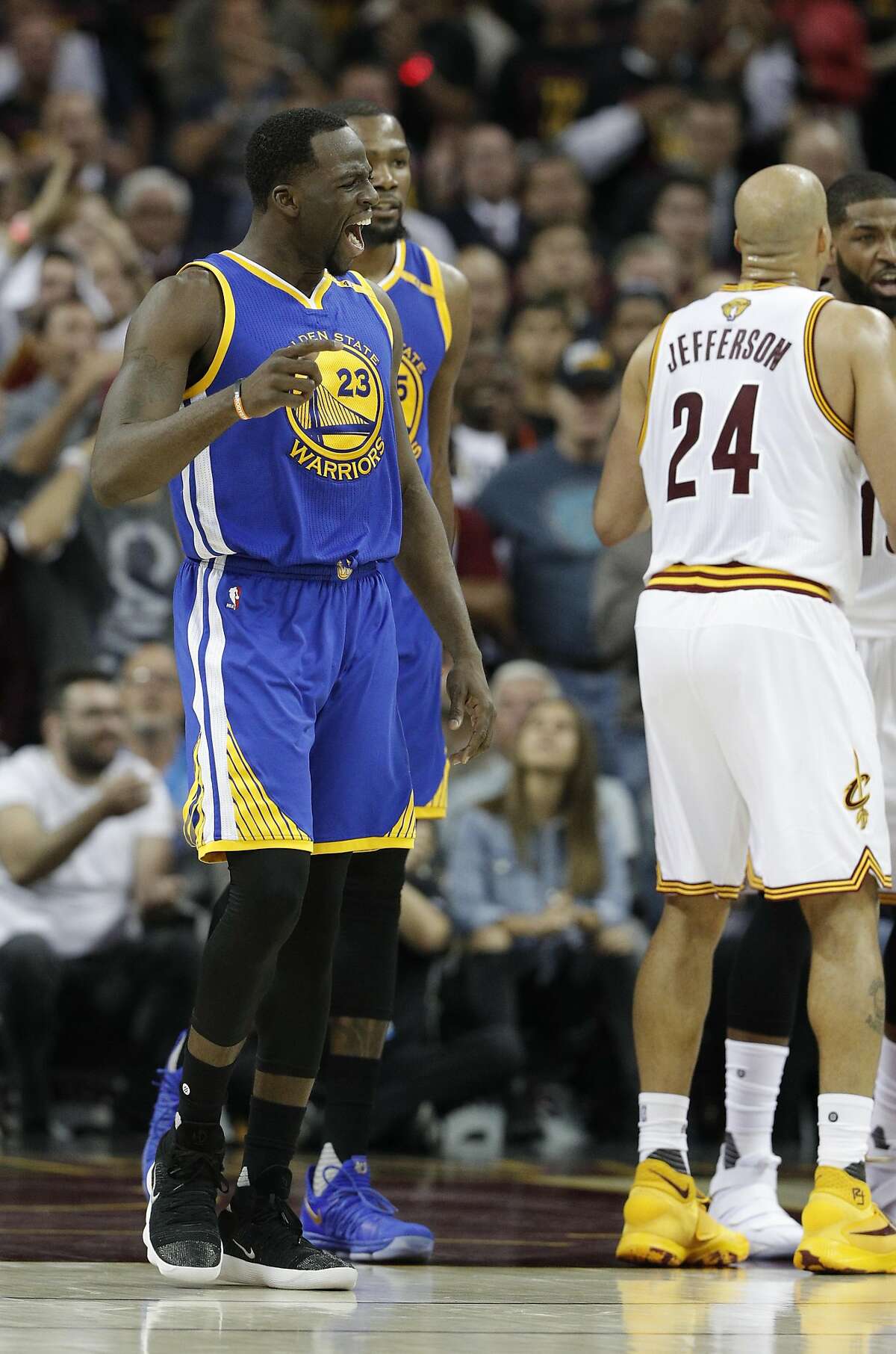 Draymond Green's mom gets in altercation with Cavalier fans