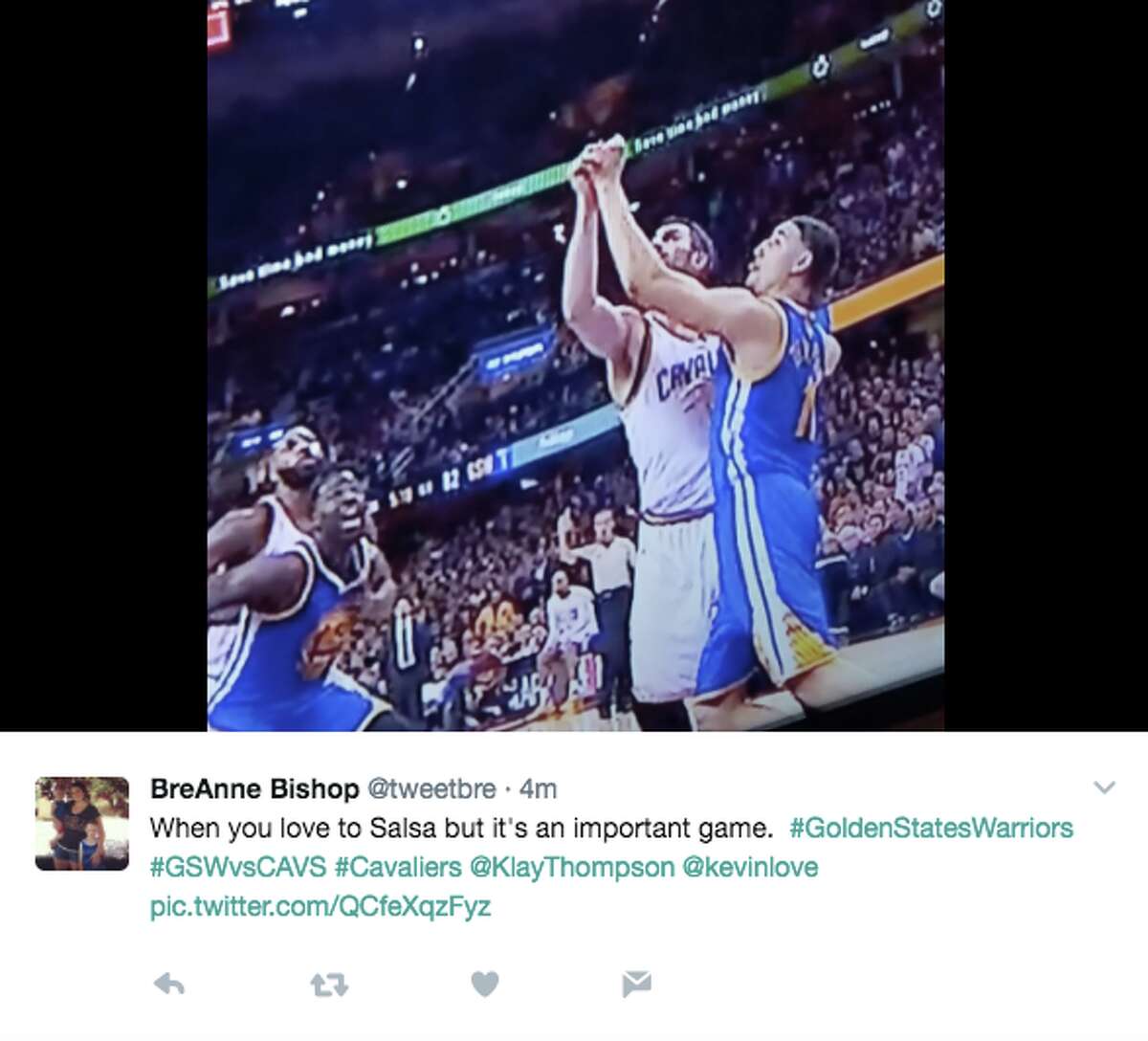 Klay Thompson and Kevin Love went 'dancing' during Game 3 ...