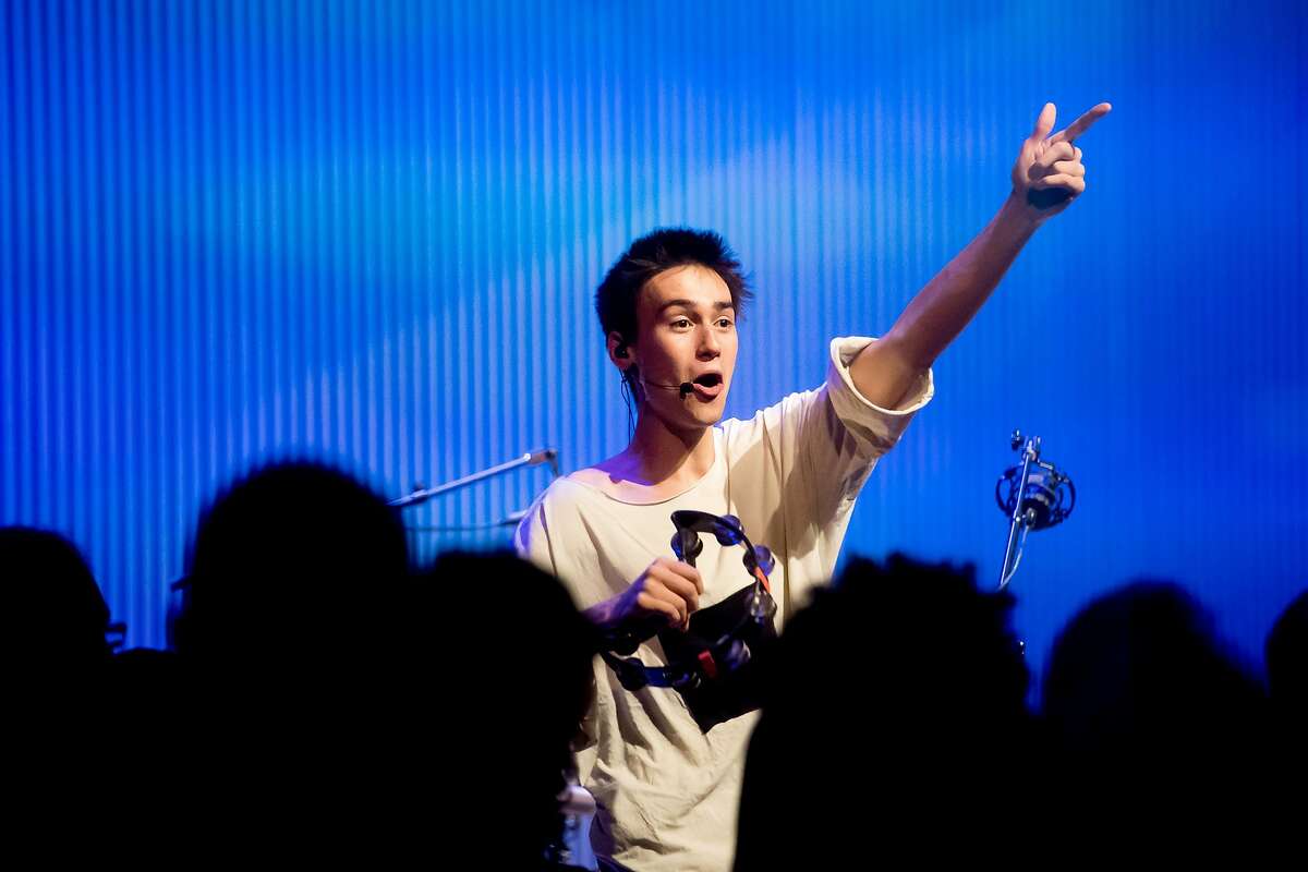 Jacob Collier performs at the SFJAZZ Center on Wednesday, June 7, 2017, in San Francisco.
