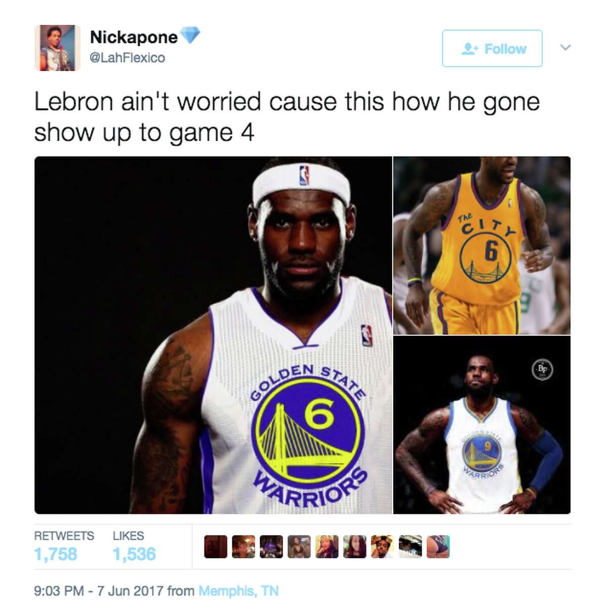 Twitter Lit Up With Memes After The Warriors Stunning Game 3 Win In The Nba Finals