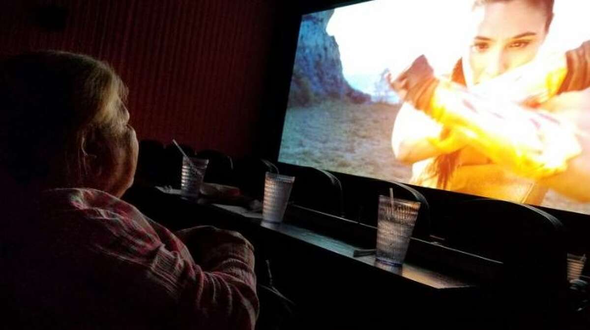 About 140 people from local adult day cares watched Wonder Woman on Wednesday at the Alamo Drafthouse Cinema as part of the Webb County Sheriff’s Office’s movie day. 