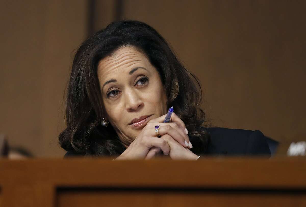 Harris makes AG Jeff Sessions 'nervous' Harris made national headlines for her part in Attorney General Jeff Session's June 13 testimony about the FBI's investigation into Russia's role in the 2016 presidential election. Harris was dogged in her questioning of Sessions, which Sessions now-famously said made him "nervous." This file photo has become heavily associated with Harris' questioning of U.S. Attorney General Jeff Sessions, but the photo was taken almost a week earlier.