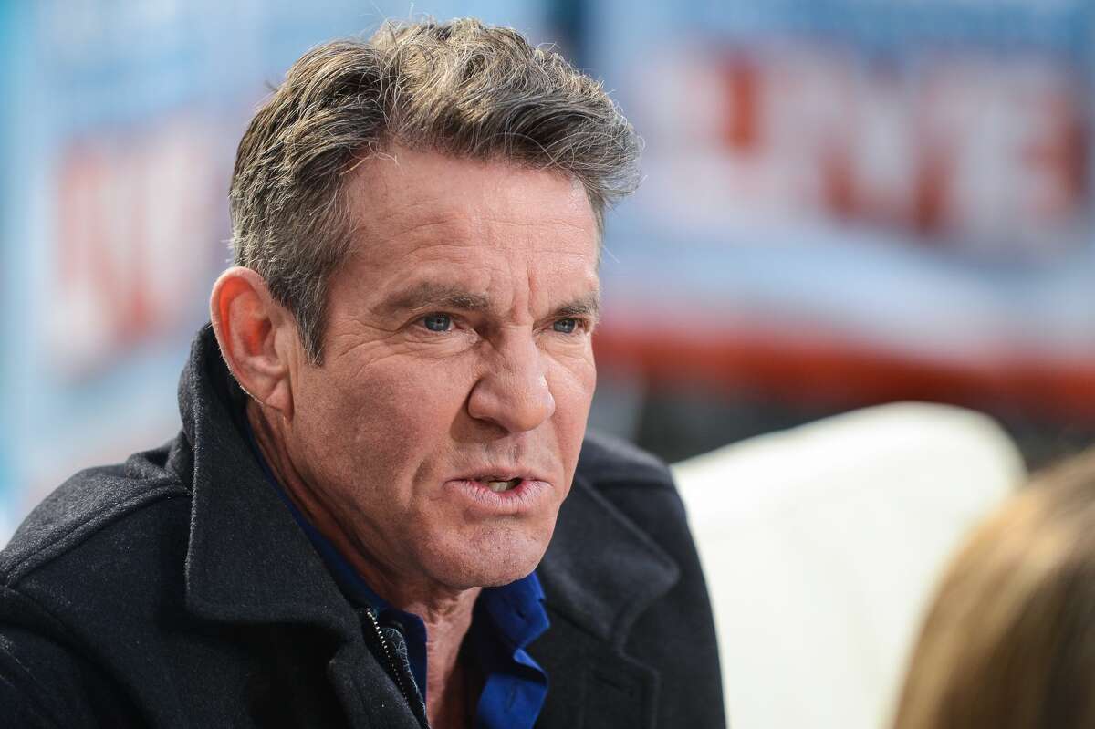 Dennis Quaid (Now) Quaid tapes an interview at "Access Hollywood" at the NBC Rockefeller Center Studios on January 25, 2017 in New York City. 