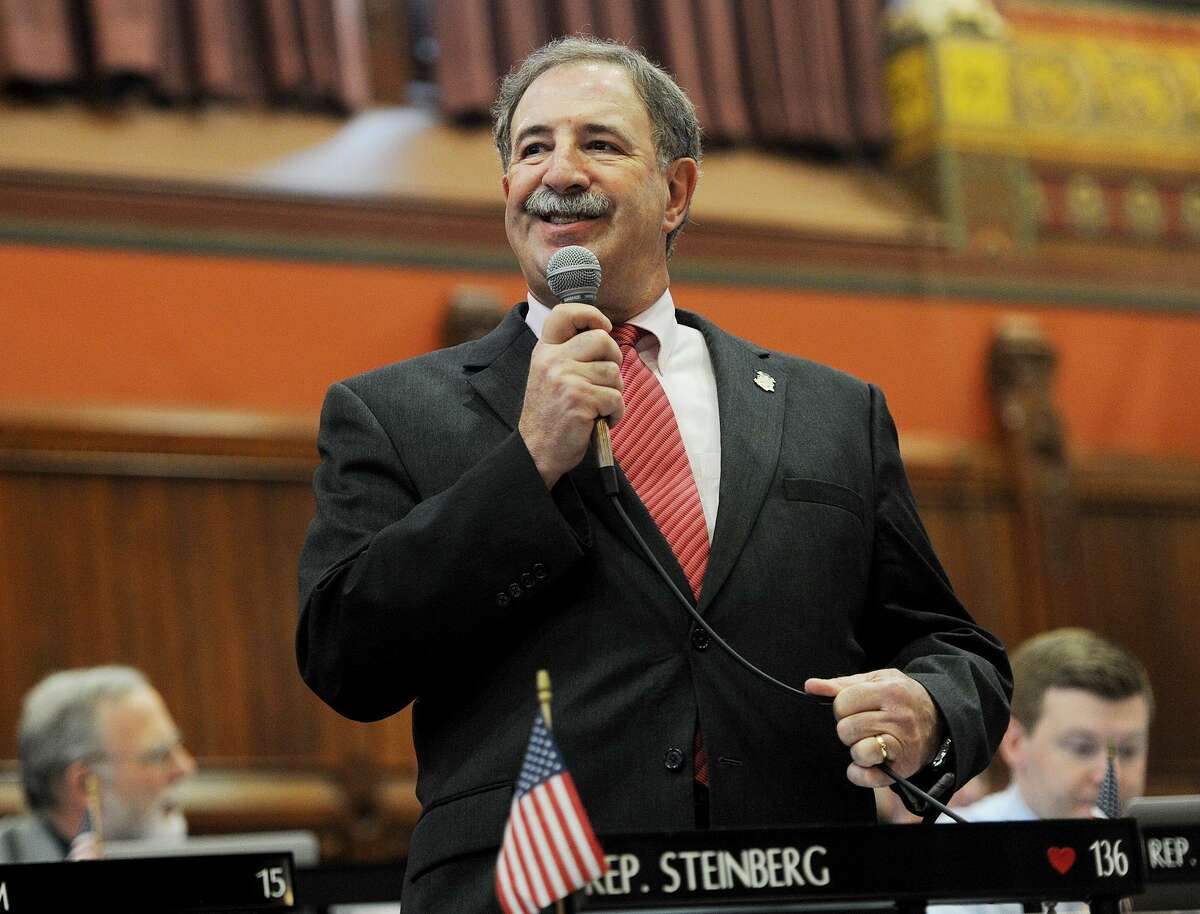 Rep. Jonathan Steinberg, D-Westport, shown speaking in Hartford June 1, has decided to end his exploratory committee for a first selectman run.